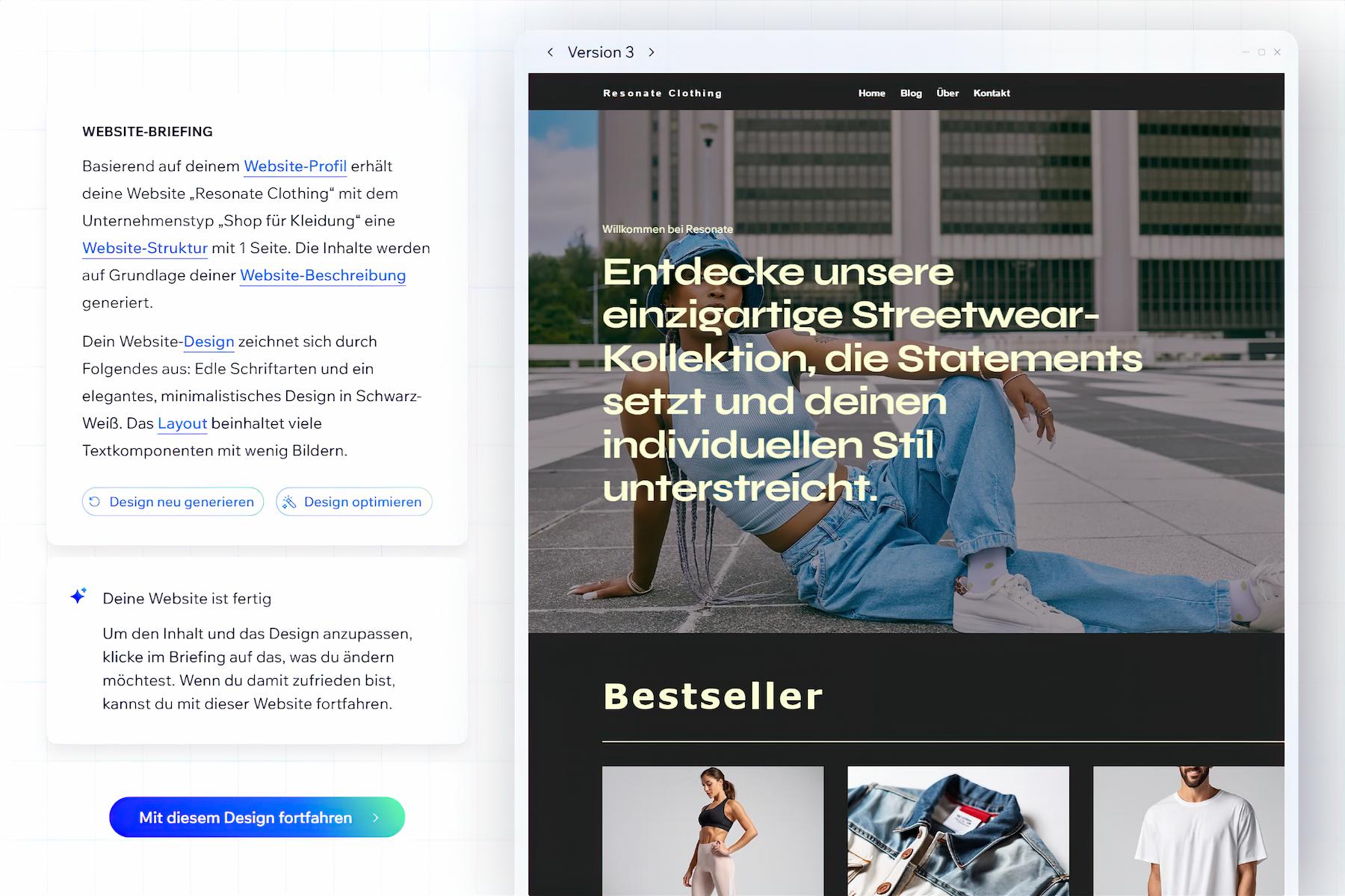 design und layout mit ki